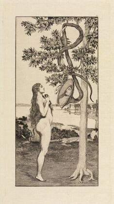 Die Schlange (Eva und die Zukunft, Opus III, Blatt 3)