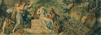 Die schöne Melusine; II. Am Waldbrunnen (1869)