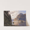 Die sieben Schwestern am Geirangerfjord by Themistokles Von Eckenbrecher