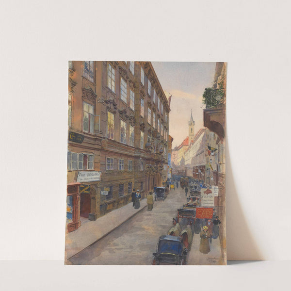 Die Singerstrasse (1900) by Carl Moll