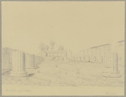 Die sogenannte Basilika in Pompeji