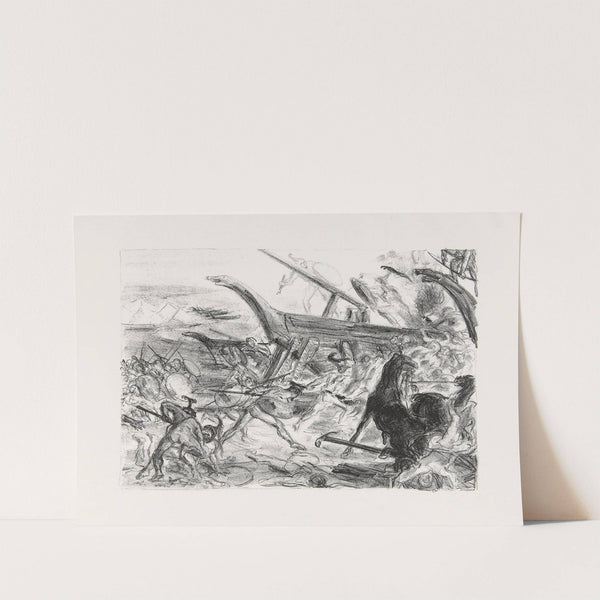 Die Troer bei den Schiffen der Achaier (1907) by Max Slevogt