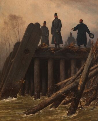 Die Überschwemmung im Februar 1862