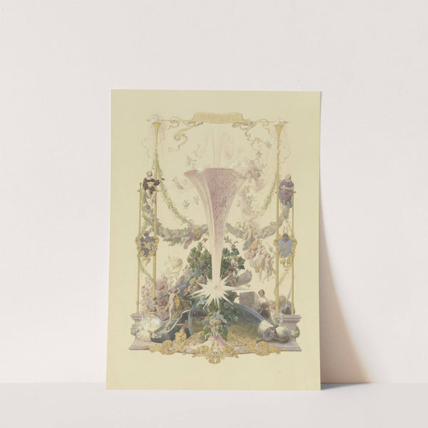 Die vier Hauptgetränke: Champagner (1853) by Adolf Schrödter  