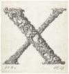 Letter X (1645-1650)
