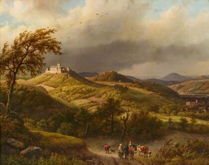 Die Wartburg bei Eisenach (1858)