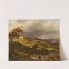 Die Wartburg bei Eisenach (1858) by Barend Cornelis Koekkoek