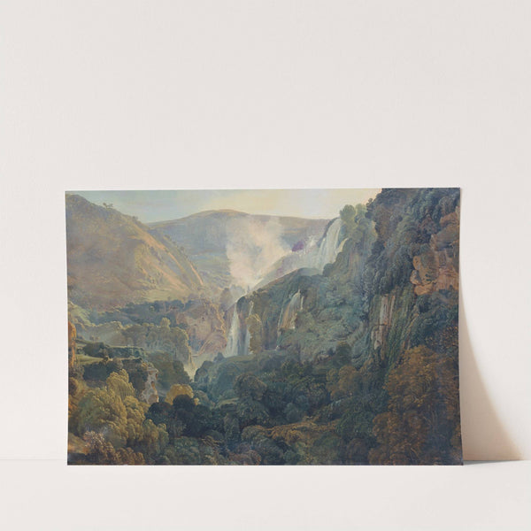 Die Wasserfälle von Terni by Friedrich von Nerly