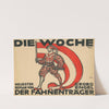 Die Woche. Neuester Roman von Georg Engel – Der Fahnenträger (ca. 1913 - 1914) by Heinrich Jäger