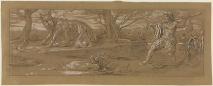 Die Wölfin mit Romulus und Remus