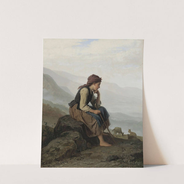Die Ziegenhirtin (The Little Goat Herder) by Johann Georg Meyer von Bremen