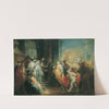 Die Zurückweisung der Kaiserin Eudoxia durch den heiligen Johannes Chrysostomus (1750) by Johann Wolfgang Baumgartner