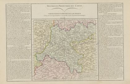 Différent projections des cartes (1793)