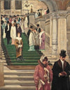 Dignitaries leaving the opera, Vienna