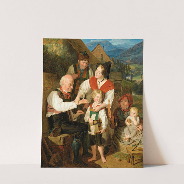 Diligence Rewarded (1830) by Ferdinand Georg Waldmüller