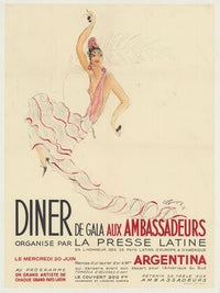 Dîner de gala aux Ambassadeurs, organisé par la Presse latine en honneur des 25 pays latins d’Europe et d’Amérique (1934)