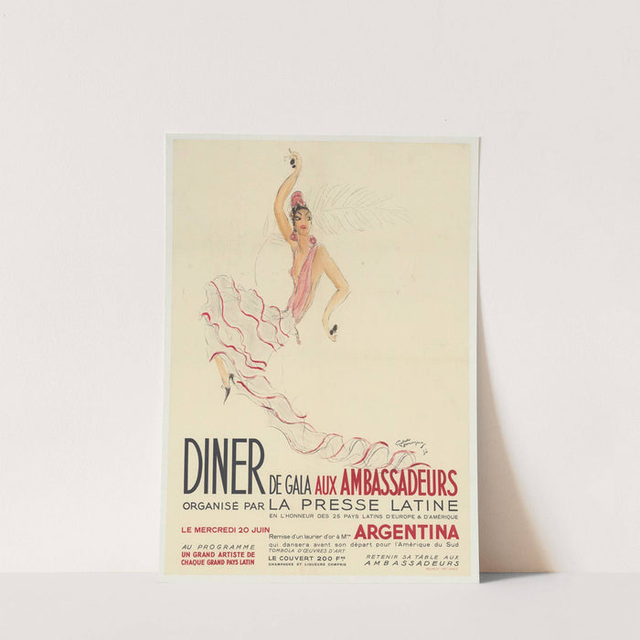 Dîner de gala aux Ambassadeurs, organisé par la Presse latine en honneur des 25 pays latins d’Europe et d’Amérique (1934) by Jean-Gabriel Domergue