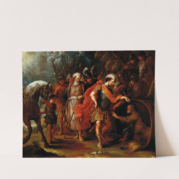 Diogenes and Alexander the Great (17th Century) by Antwerp School