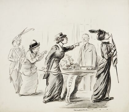 Diplomacy. Making Friends with President Wilson (1914)