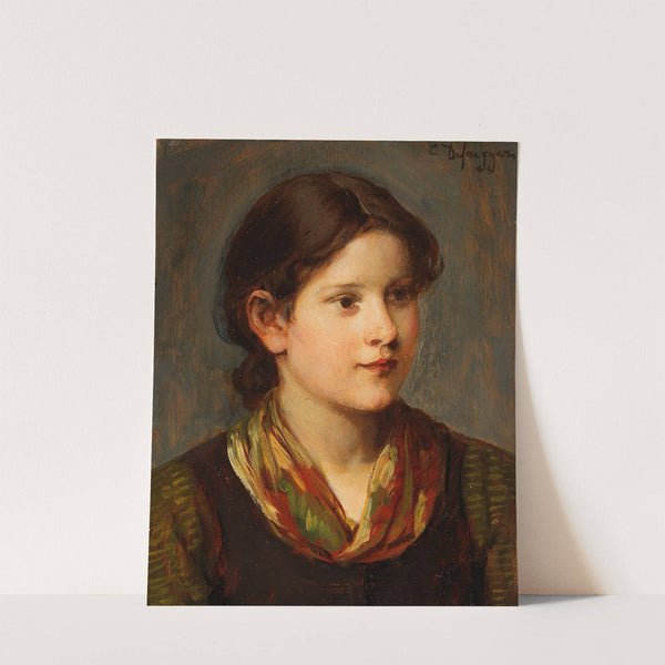 Dirndl (1870) by Franz von Defregger
