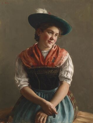 Dirndl in Sonntagstracht
