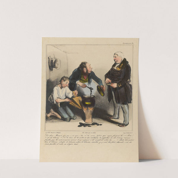 Dis donc Macaire, que que c’est que c’thé d’la mère Gibou que nous faisons là (1836-1838) by Honoré Daumier