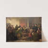 Disputation zwischen Luther und Eck by Karl Friedrich Lessing