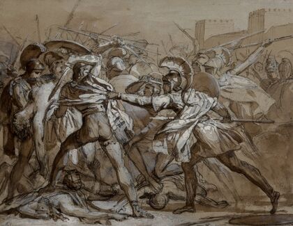 Dispute over the body of Patrocles