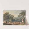 Distant View of Cuidad Rodrigo from Oak Wood near the Village Espeja March 1811 (1811) by Charles Turner