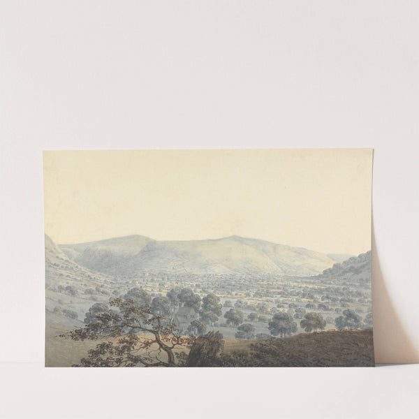Distant view of Llandrillo (1805) by Moses Griffith