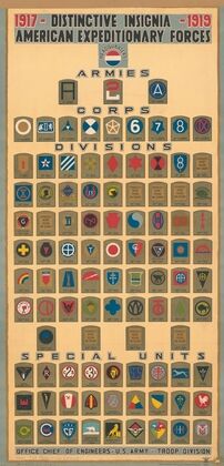 Distinctive insignia, American Expeditionary Forces, 1917-1919 (1919)