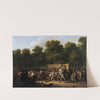 Distribution de Vin Et De Comestibles Aux Champs-Elysées, À L’occasion De La Fête Du Roi. (1822) by Louis Léopold Boilly