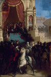 Distribution des aigles et la bénédiction des drapeaux, le 10 mai 1852, au Champ-de-Mars