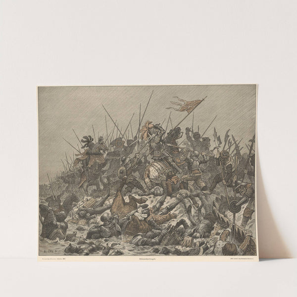 Ditmarskertoget (The attack on Dithmarschen) by Rasmus Christiansen