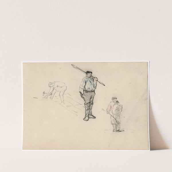 Diverse figuurtjes by Adolf le Comte