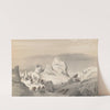 Division of Sledges finding and cutting a road through heavy hummocks, in the Queen&#039;s Channel by Walter William May