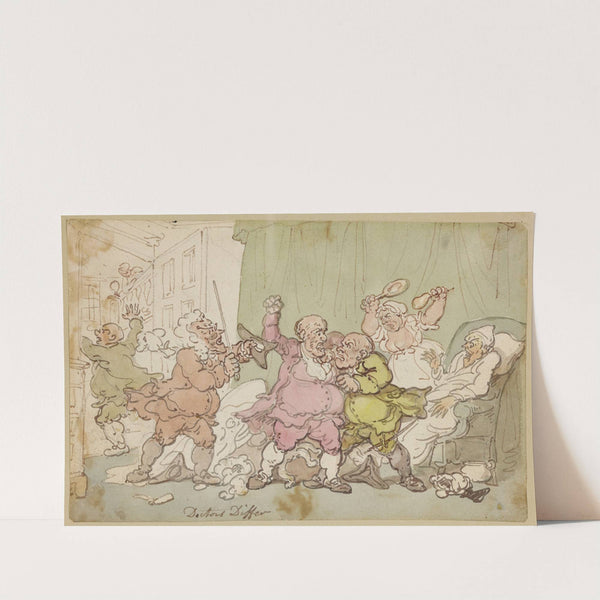 Doctors differ by Thomas Rowlandson