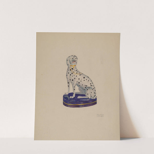Dog (Mantel Ornament) (c. 1938) by Z.S. Lupus