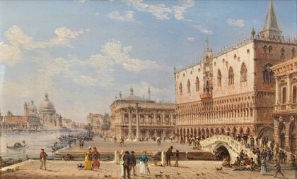 Doge’s Palace with the Ponte della Paglia