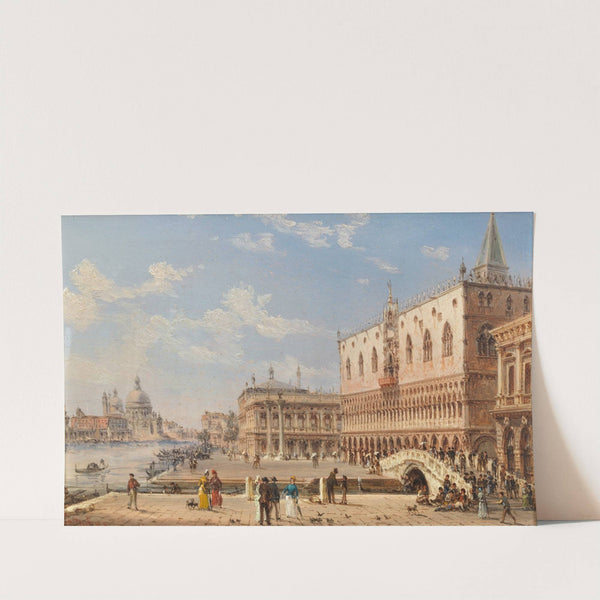 Doge&#039;s Palace with the Ponte della Paglia by Giovanni Grubacs