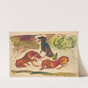 Dogs in a Landscape by Arnold Peter Weisz-Kubínčan