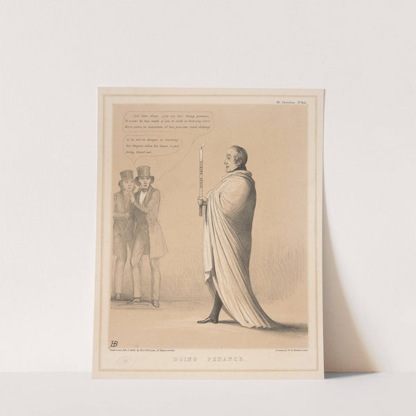 Doing penance (1846) by John Doyle