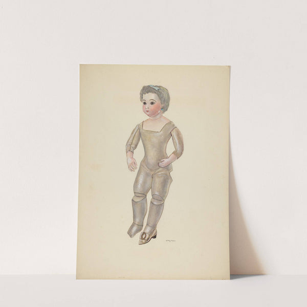Doll with Bisque Head by Dorothy Harris