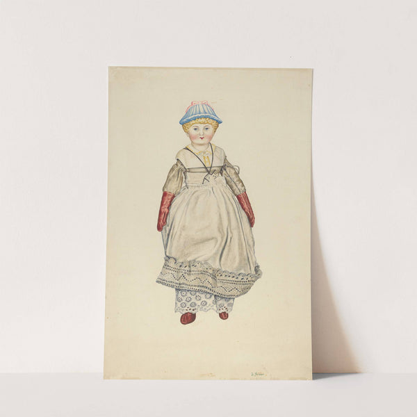 Doll with China Head by Lelah Nelson