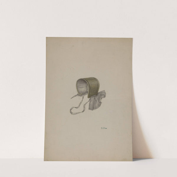 Doll&#039;s Straw Bonnet by Orville Cline