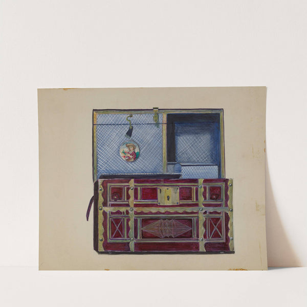 Doll&#8217;s Trunk (c. 1936) by Mina Lowry