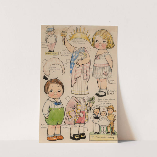 Dolly Dingle&#039;s Patriotic Party by Grace Gebbie Wiederseim Drayton