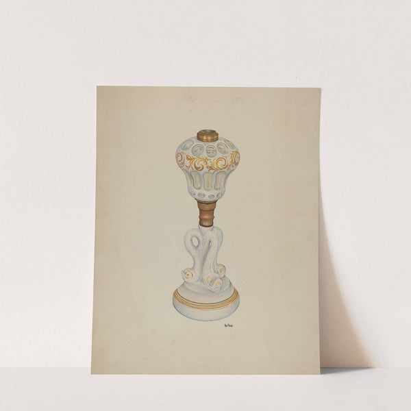 Dolphin Base Lamp by Ray Price