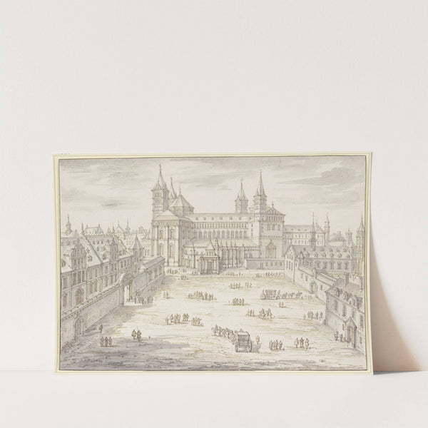 Dom und Bischöfliches Palais zu Speyer vor der Zerstörung 1689 by Israel Silvestre