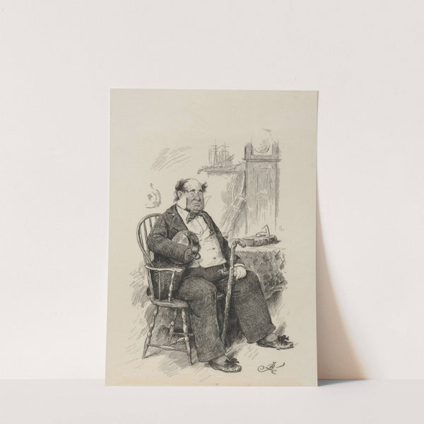 Dombey and Son; Captain Cuttle by Frederick Barnard